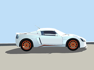 Image showing sport car  illustration