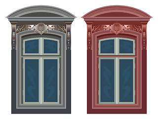 Image showing windows against white