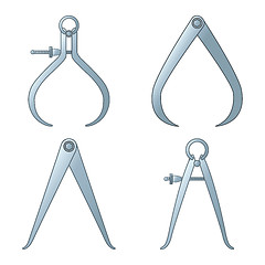 Image showing different tipes of calipers