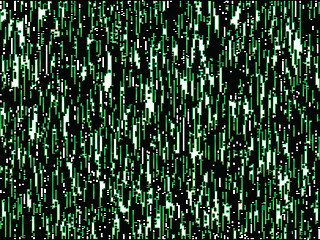 Image showing rainy green drops texture