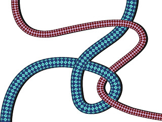 Image showing climbing ropes