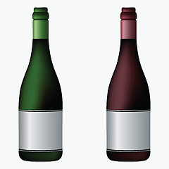 Image showing wine bottles