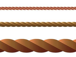 Image showing rope vector