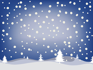 Image showing winter background