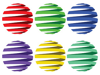 Image showing sphere ribbons