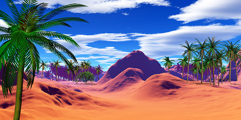 Image showing colorful tropical landscape