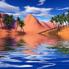 Image showing beautiful desert
