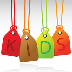 Image showing kids tags