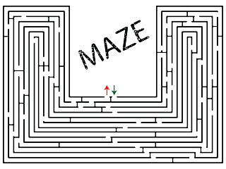 Image showing maze against white