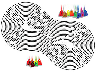 Image showing abstract maze