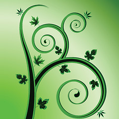 Image showing green plant design