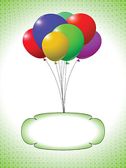 Image showing balloons and bubble