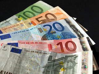 Image showing Euro note