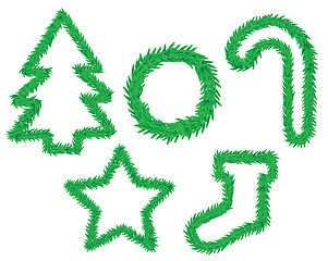 Image showing christmas symbols