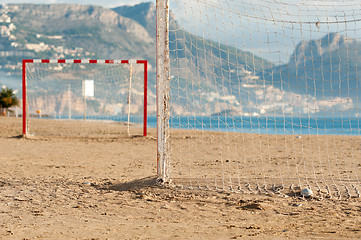 Image showing Beach soccer