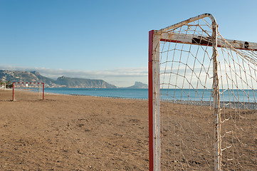 Image showing Beach soccer