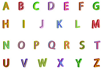 Image showing Alphabet