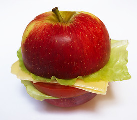 Image showing Natural healthy sandwich