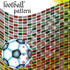 Image showing football abstract pattern