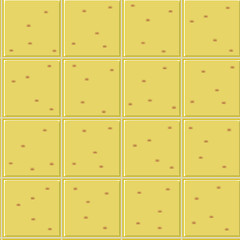 Image showing yellow ceramics seamless pattern
