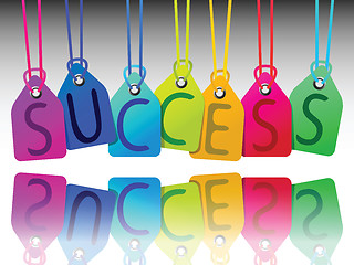 Image showing success tags