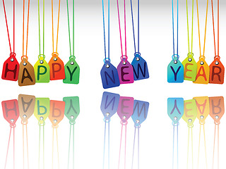 Image showing happy new year tags