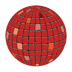 Image showing ceramic tiles sphere