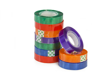 Image showing Colorful adhesive tape