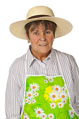 Image showing Female gardener