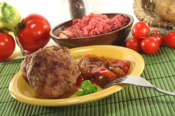 Image showing Meatball with Letscho