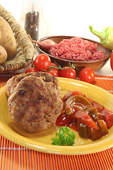 Image showing Meatball with Letscho