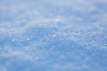 Image showing Snow background