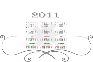 Image showing 2011 Calendar