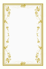 Image showing Abstract gold frame 