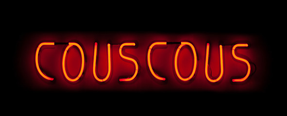 Image showing Couscous  neon sign
