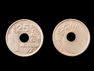 Image showing Spanish coins