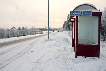 Image showing Bus stop