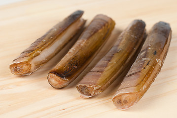 Image showing Razor clams