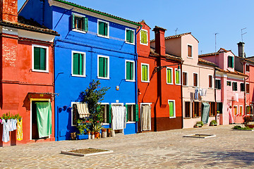 Image showing Burano square