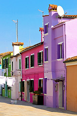 Image showing Purple street