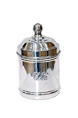 Image showing Silver container