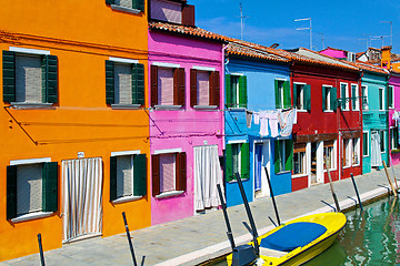 Image showing Colorful buildings