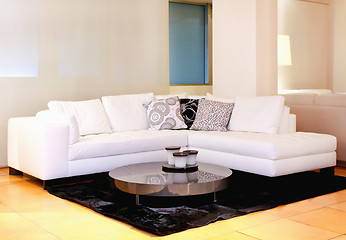 Image showing White sofa