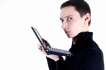 Image showing man with laptop 