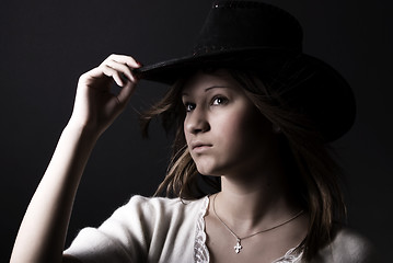 Image showing cowgirl 