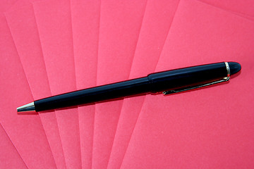 Image showing Paper and pencil