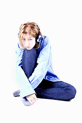 Image showing depressed girl  