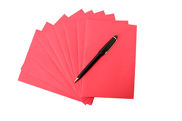 Image showing Paper and pencil