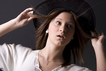 Image showing cowgirl 