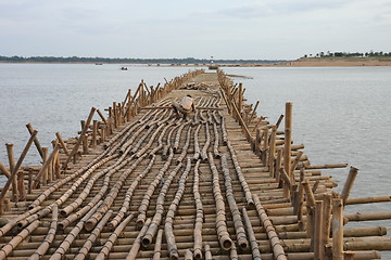 Image showing Bamboo bridge